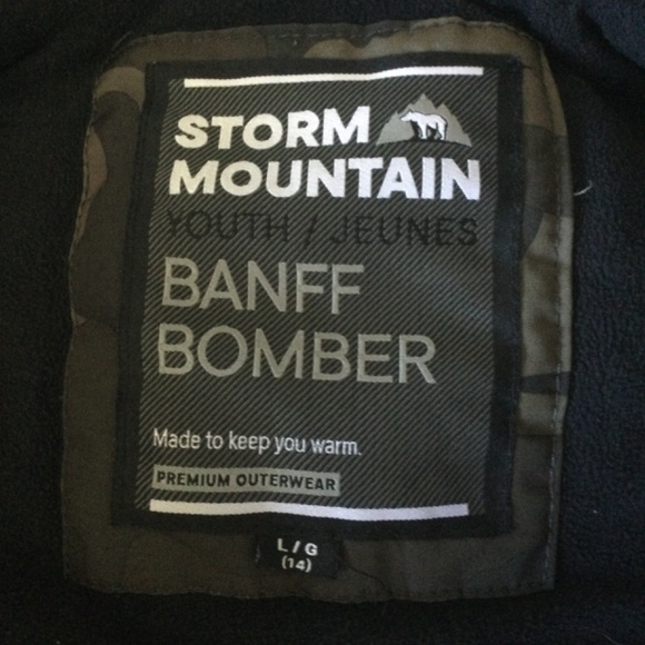 STORM MOUNTAIN BANFF BOMBER Youth Jacket Made In Canada 🇨🇦 - Picture 3 of 8